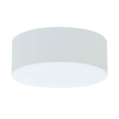 Afx Anton 15" LED Ceiling - Linen White Finish ANF1524LAJUD-LW